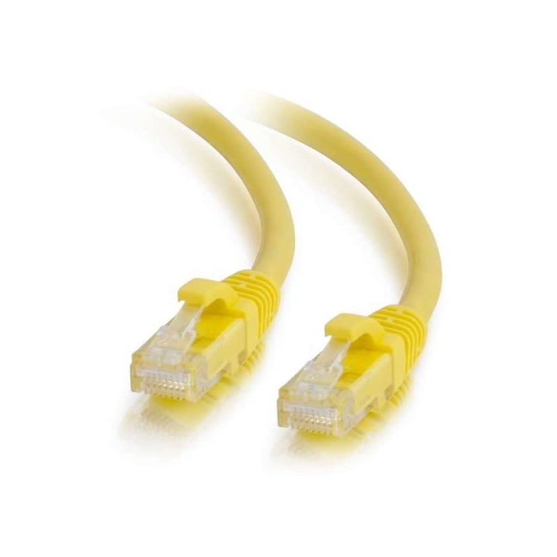 C2G 83470 cavo di rete Giallo 5 m Cat6 U/UTP [UTP] (C2G Cat6 Booted U