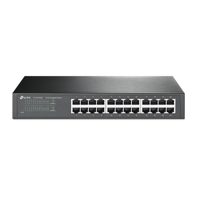 TP-Link - TL-SG1024D - 24-port Gigabit Switch, 24 10/100/1000M RJ45 p