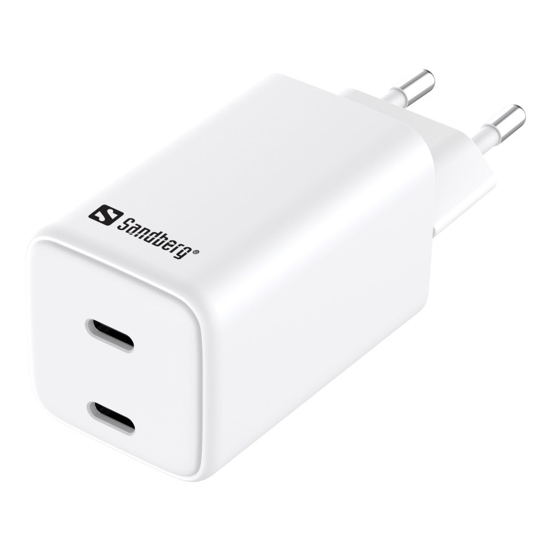 AC Charger Dual USB-C PD65W EU