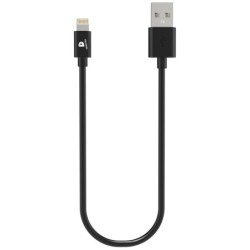 DEQSTER 50-736666 cavo Lightning 0,3 m Nero (MINI CHARGING CABLE LIGH