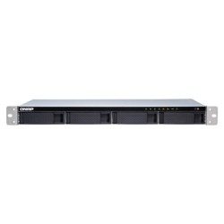 QNAP TS-431XeU NAS Rack [1U] Collegamento ethernet LAN Alluminio, Ner