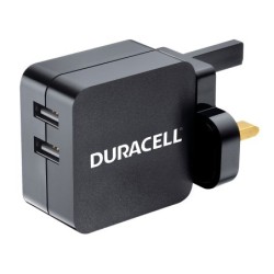 Duracell DRACUSB4-UK Caricabatterie per dispositivi mobili Nero Inter