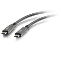 C2G CAVO MASCHIO USB-C 3.1 [PRIMA GENERAZIONE], 0,9 M [3A] (C2G 0.9m 