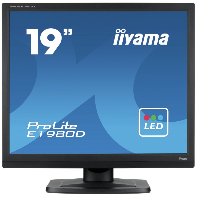 iiyama ProLite E1980D-B1 LED display 48,3 cm [19] 1280 x 1024 Pixel X