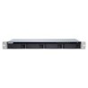 QNAP TS-431XeU NAS Rack [1U] Collegamento ethernet LAN Nero, Acciaio 