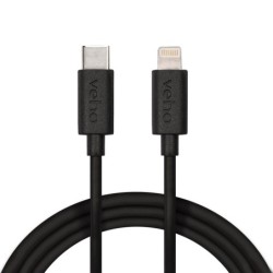 Veho VCL-005-MFI-C-1M cavo Lightning Nero (VEHO USB-C TO LIGHTNING 1M)