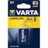 Varta Longlife Extra 9V Batteria monouso Alcalino (Longlife Extra 9V 