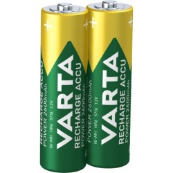 Varta Recharge Accu Power AA 2600 mAh Blister da 2 [Batteria NiMH Acc