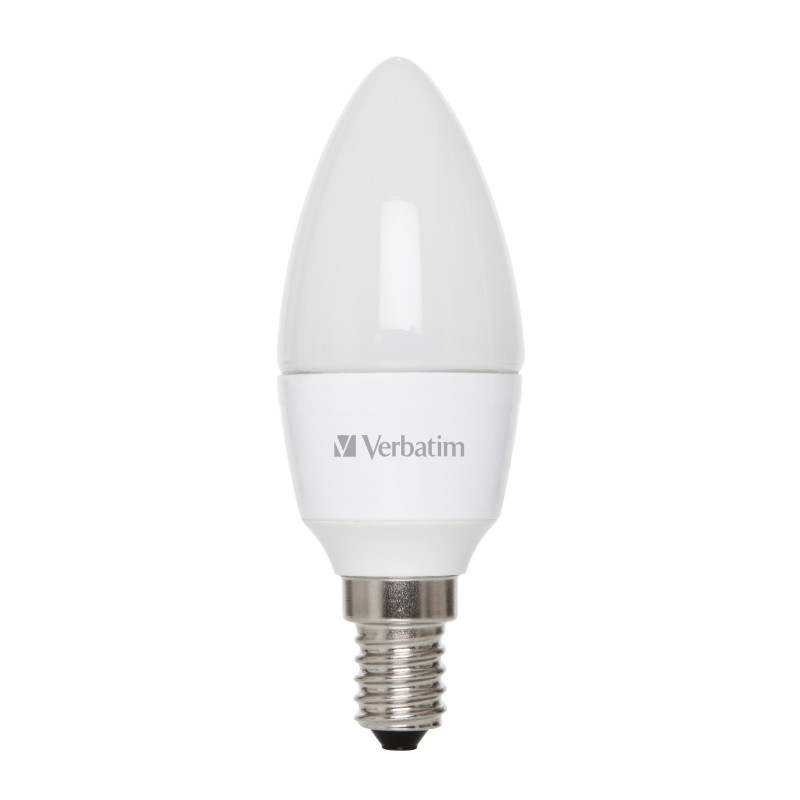 Verbatim LED Candela, smerigliata, E14, 4.5W (Verbatim Home 4.5w Fros