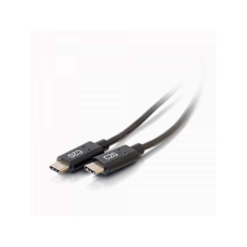 C2G CAVO MASCHIO USB-C 2.0, 1,8 M [3A] (C2G 1.8m [6ft] USB C Cable - 