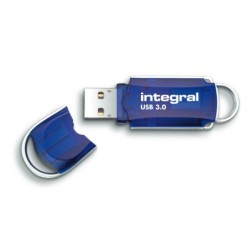 Integral 16GB USB3.0 DRIVE COURIER BLUE UP TO R-80 W-10 MBS unit&Atilde;&nbsp; 