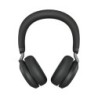 Jabra Evolve2 75, Link 380a MS DUO, Black con stand di ricarica