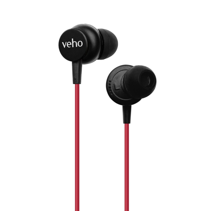 Veho Z-3 Auricolare Cablato In-ear Musica e Chiamate Rosso (Z-3 HEADP