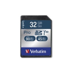 Verbatim Pro 32 GB SDHC UHS Classe 10 (Verbatim Pro SDHC U3 32GB SD C