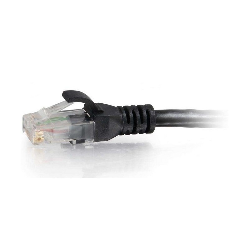 C2G 0.3m Cat6 RJ-45 m/m cavo di rete Nero 0,3 m U/UTP [UTP] (C2G Cat6