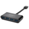 Kensington Hub a 4 porte USB 30 UH4000 - Nero