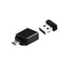 Verbatim Nano - Memoria USB da 32 GB con Adattatore Micro USB - Nero 