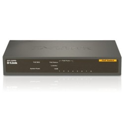 D-Link DGS-1008P Non gestito Supporto Power over Ethernet [PoE] Nero 