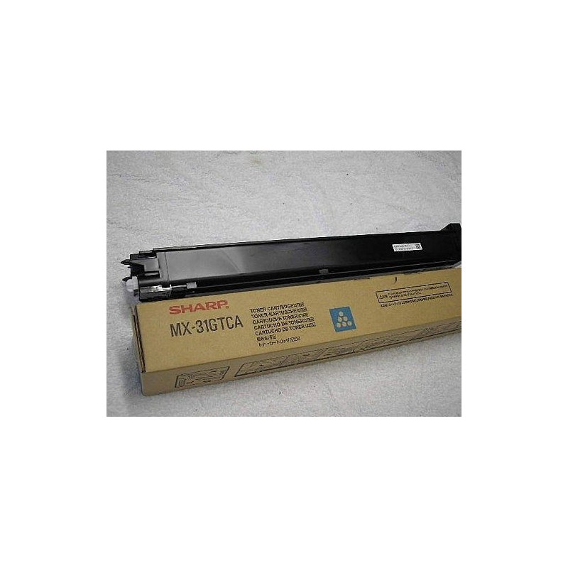 Sharp MX-31GTCA cartuccia toner 1 pz Originale Ciano (Sharp MX31GTCA 