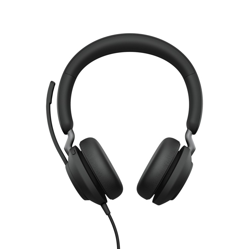 Jabra Evolve2 40, MS Stereo Auricolare Cablato A Padiglione Ufficio U