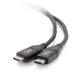 C2G CAVO MASCHIO USB-C 2.0, 1,8 M [5A] (C2G 1.8m [6ft] USB C Cable - 