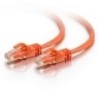 C2G Cat6 550MHz Snagless Patch Cable 0.5m cavo di rete Arancione 0,5 