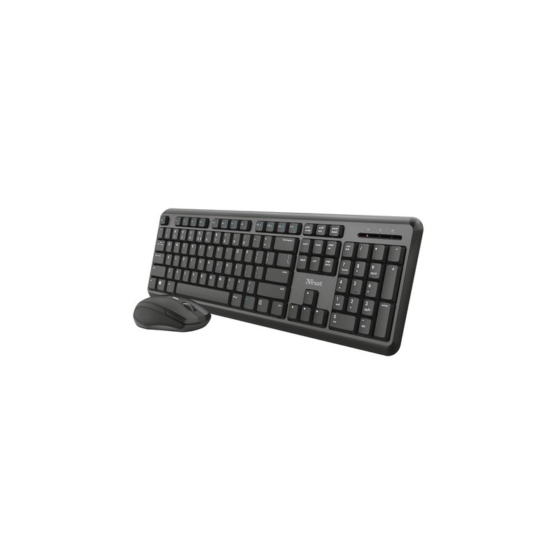 Trust ODY tastiera Mouse incluso RF Wireless QWERTY Inglese Nero