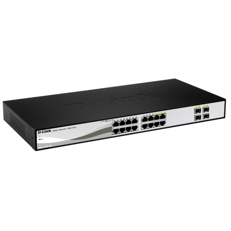 D-Link DGS-1210-16 switch di rete Gestito L2 Nero (16-port switch com