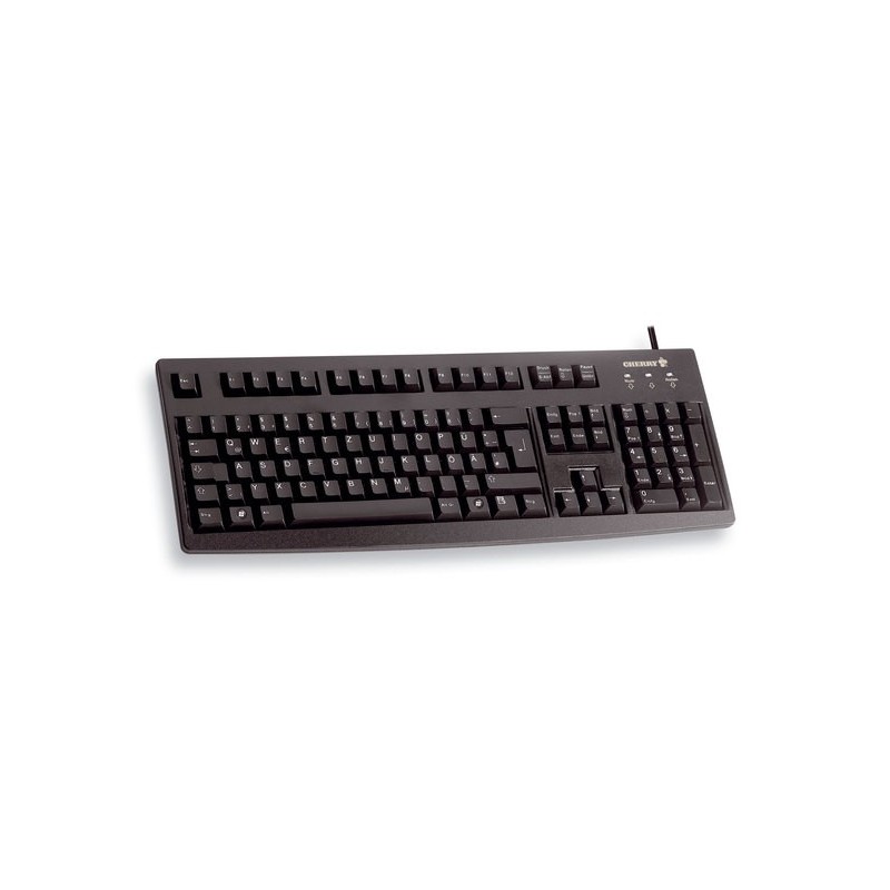 CHERRY G83-6104 tastiera USB QWERTY Inglese US Nero (KEYBOARD USB W95