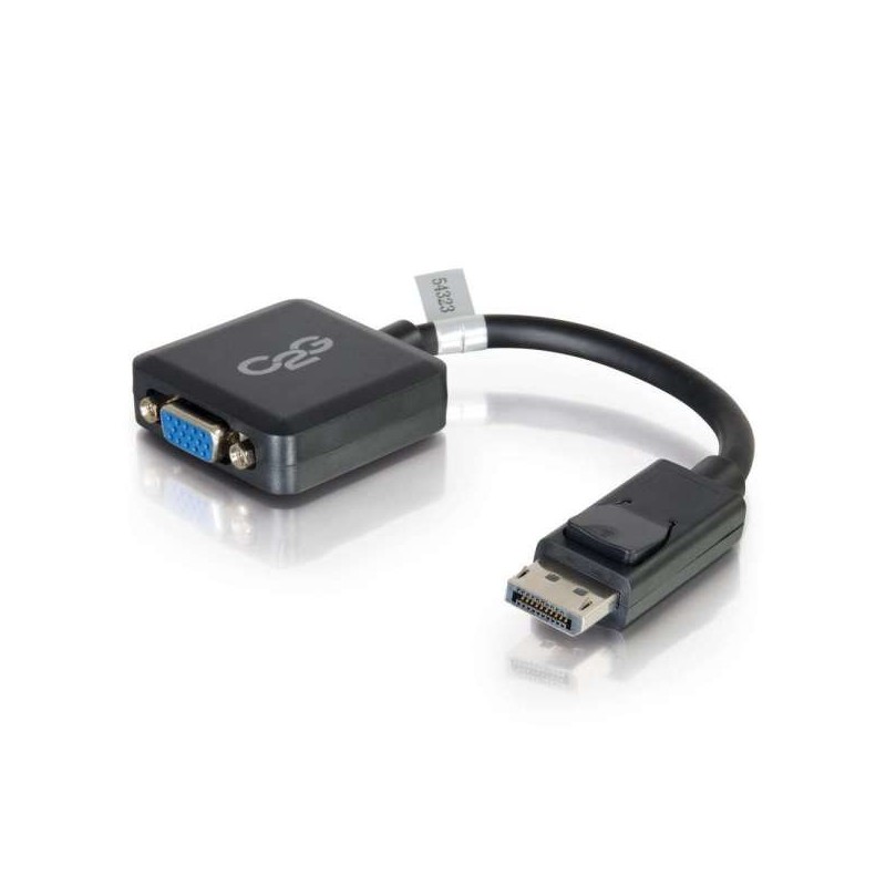 C2G 20cm DisplayPort M / VGA F 0,2 m VGA [D-Sub] Nero (20cm DisplayPo