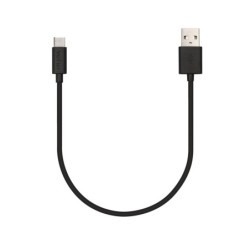 Veho VCL-002-C-20CM cavo USB 0,2 m USB A USB C Nero (PEBBLE USB-A USB