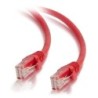 C2G 83224 cavo di rete Rosso 3 m Cat5e U/UTP [UTP] (C2G Cat5e Booted 