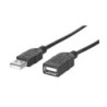 Manhattan 338653 cavo USB 1,8 m USB 2.0 USB A Nero (USB-A CABLE 1.8M 