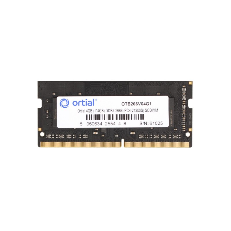 Ortial OTB266V04G1 memoria 4 GB 1 x 4 GB DDR4 2666 MHz (ORTIAL 4GB [1