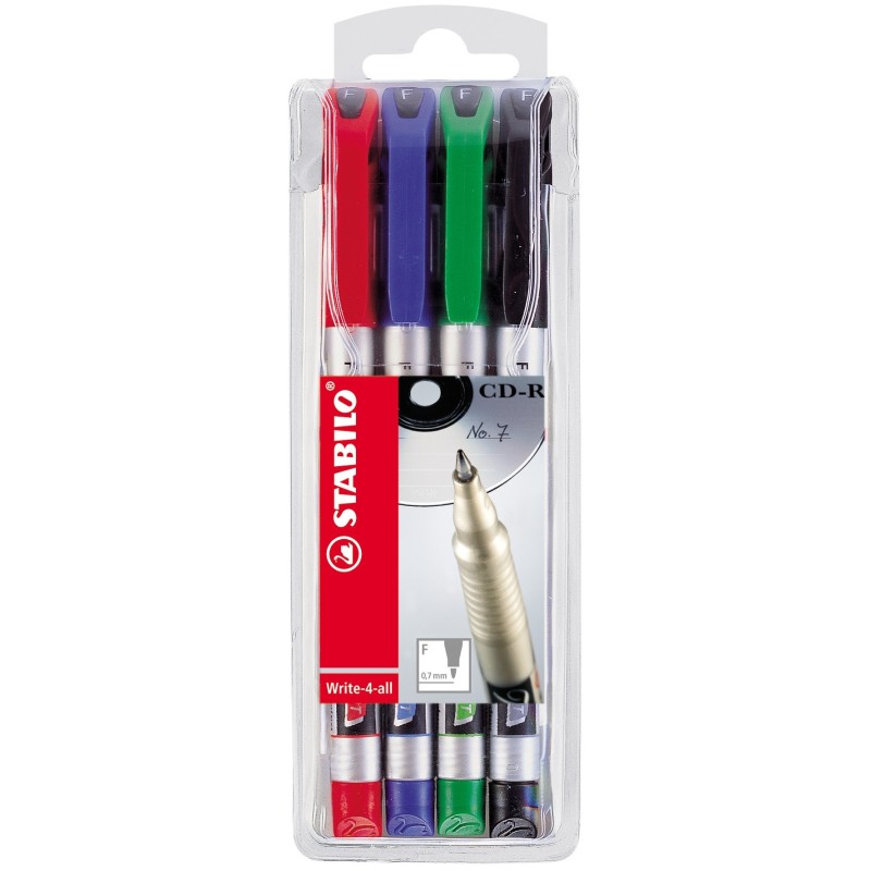 Staedtler 156-4 pastello colorato 1 pz (STABILO Write-4-All Fine Perm