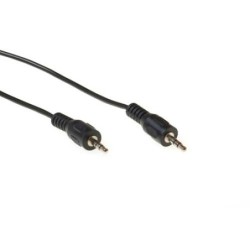 Eminent 1.5m, 3,5 mm/3,5 mm cavo audio 1,5 m 3.5mm Nero (3,5mm stereo