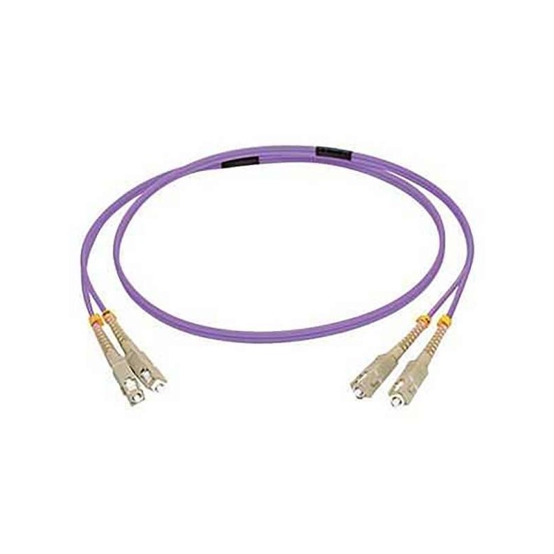 C2G CAVO PATCH IN FIBRA OM4 LSZH SC/SC 1 M - VIOLA (1m SC/SC OM4 LSZH