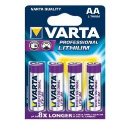 Varta 4x AA Lithium Batteria monouso Stilo AA Litio (Professional Lit