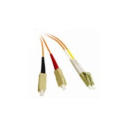 C2G 1m LC/SC Fibre Cable cavo a fibre ottiche Arancione (CablesToGo 1