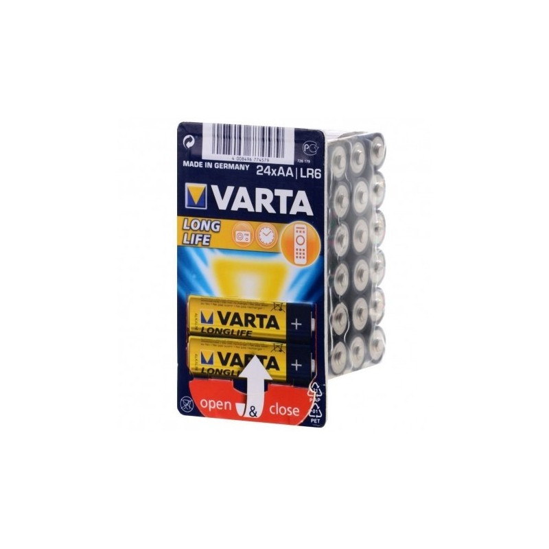 Varta Longlife AA LR6 Batteria monouso Stilo AA Alcalino (Batterie LO