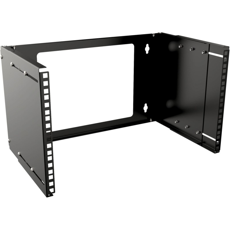 Lanview RAR210BL rack 6U Nero (19 6U Adjustable Depth Open - Frame Ra