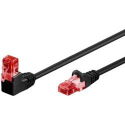 U/utp cat6 2m nero pvc 1 x