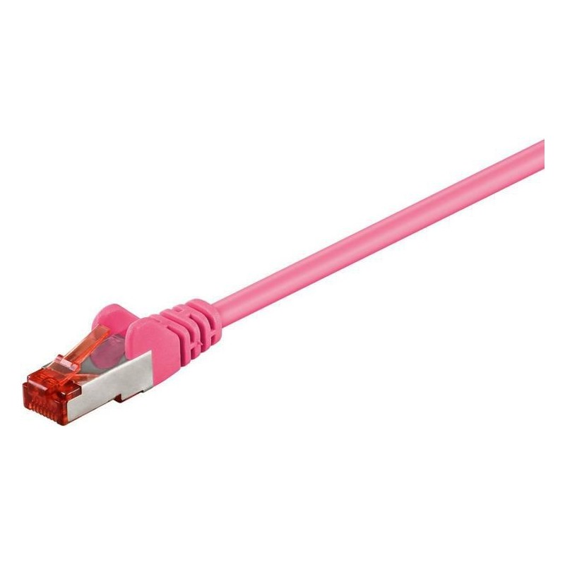 S/FTP CAT6 2m Rosa LSZH