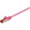 S/FTP CAT6 2m Rosa LSZH