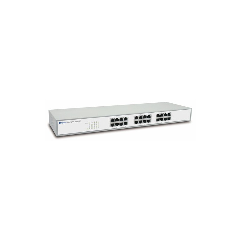 Digicom Dual Speed Switch 24 Non gestito Fast Ethernet 10/100 Grigi