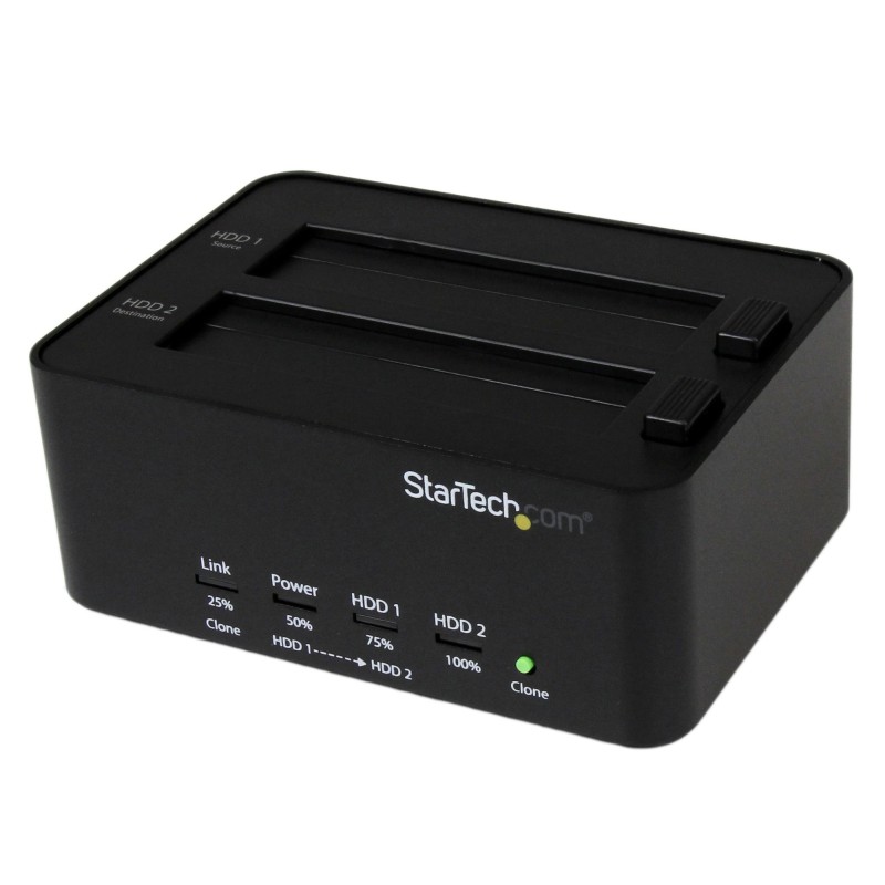 StarTech.com Dock duplicatore USB 3.0 a HD - Duplicatore di dischi ri