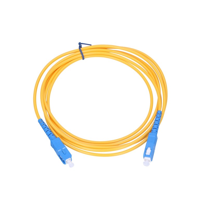 Extralink SC/UPC-SC/UPC | Patchcord | Monomodale, Simplex, 3mm, 5m