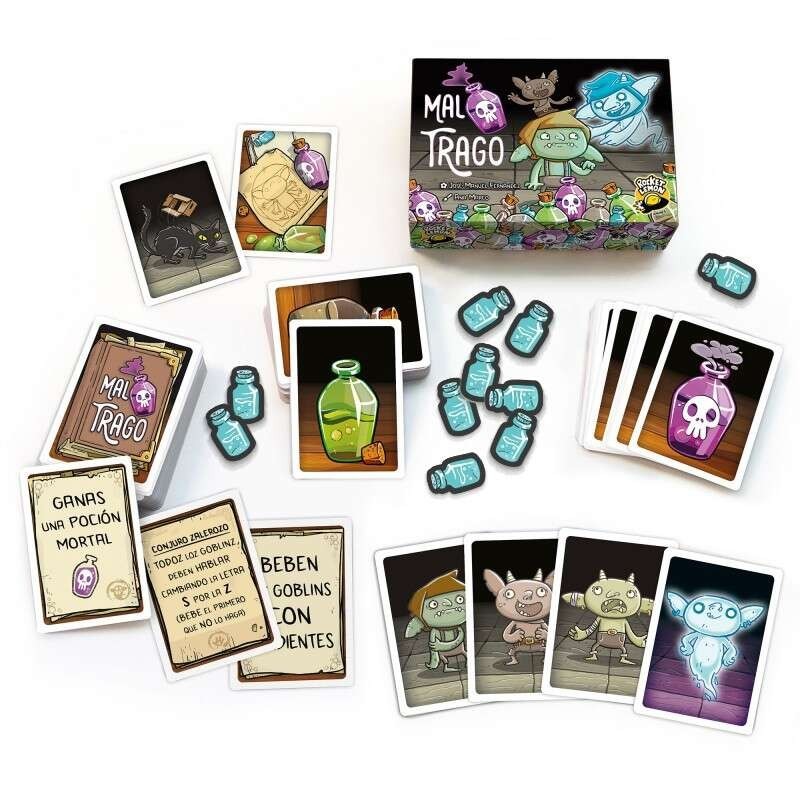 Brutte Bevute Streghe, Pozioni e tanti Goblin! Gioco di Carte - Tema 