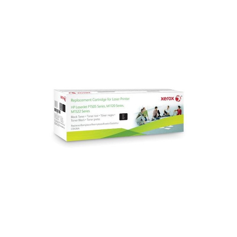 Xerox Cartuccia toner nero. Equivalente a HP CB436A. Compatibile con 