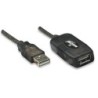 Manhattan 150248 cavo USB 10 m USB 2.0 USB A Nero